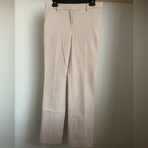Ann Taylor Tan Houndstooth Pants